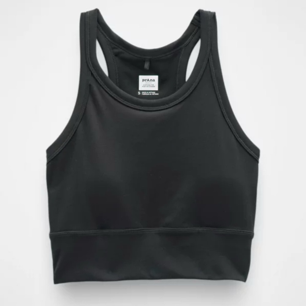 PrAna Black Racerback Sports Bra
